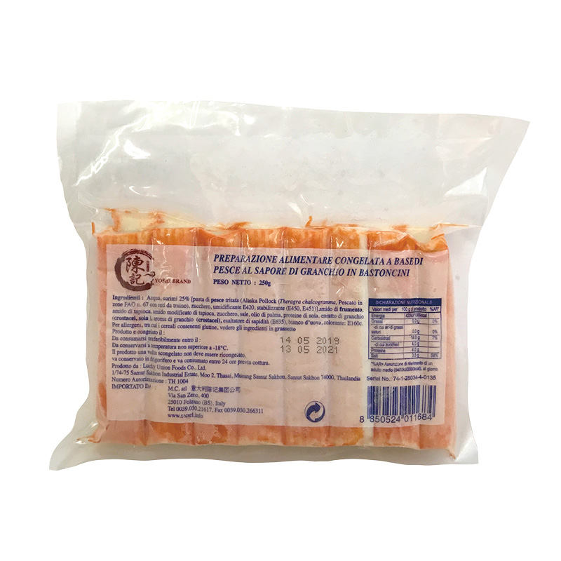 SURIMI DI GRANCHIO CORTI CONG.10KG 短蟹肉